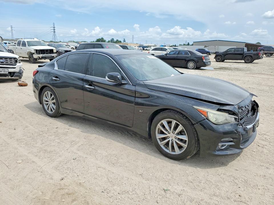 2014 Infiniti VIN JN1BV7AP1EM679715 COPART salvage auction — REAR END, Tx - Certificate Of Title, sold $1,300 on 2026-07-17 (photo 4)