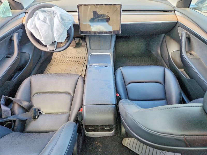2023 Tesla VIN 5YJ3E1EA9PF679168 COPART salvage auction — FRONT END, Ny - Mv-907A Salvage Certificate, sold $6,200 on 2026-07-22 (photo 8)