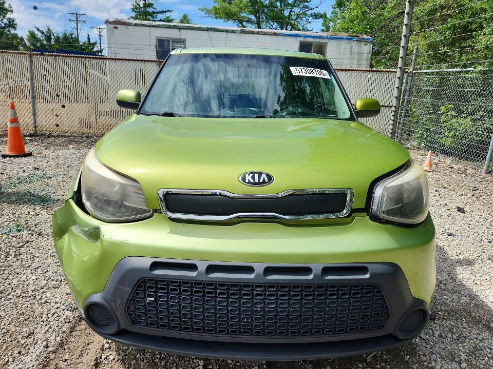 2016 Kia Soul VIN KNDJN2A2XG7854061 COPART salvage auction — FRONT END, Oh - Certificate Of Title, sold $550 on 2026-07-15 (photo 5)