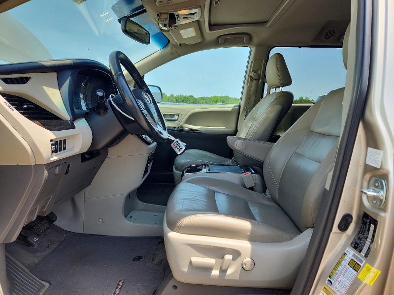 2015 Toyota Sienna VIN 5TDYK3DCXFS555854 COPART salvage auction — FRONT END, Va - Cert Of Title - Salvage, sold $375 on 2026-07-29 (photo 7)