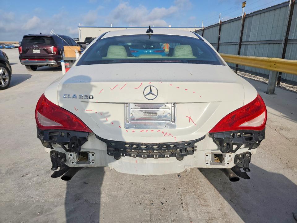 2017 Mercedes-benz Cla-klasse VIN WDDSJ4EB1HN441275 COPART salvage auction — FRONT END, Tx - Salvage Vehicle Title, sold $4,300 on 2026-07-31 (photo 6)