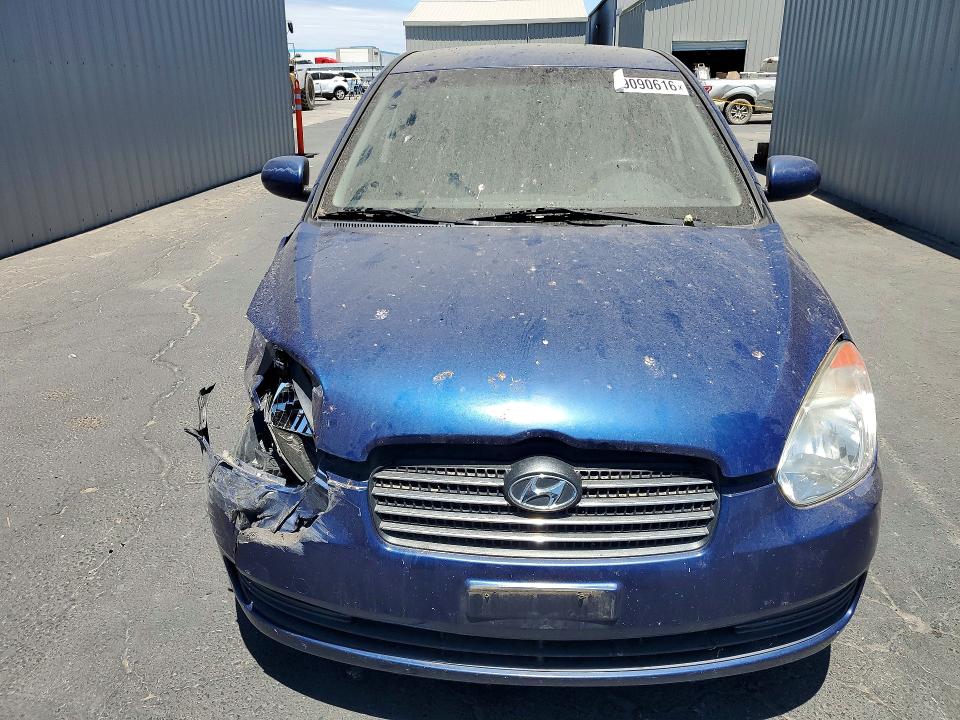 2011 Hyundai Accent VIN KMHCN4AC0BU613127 COPART salvage auction — REAR END, Ca - Salvage Certificate, sold $350 on 2026-07-09 (photo 5)