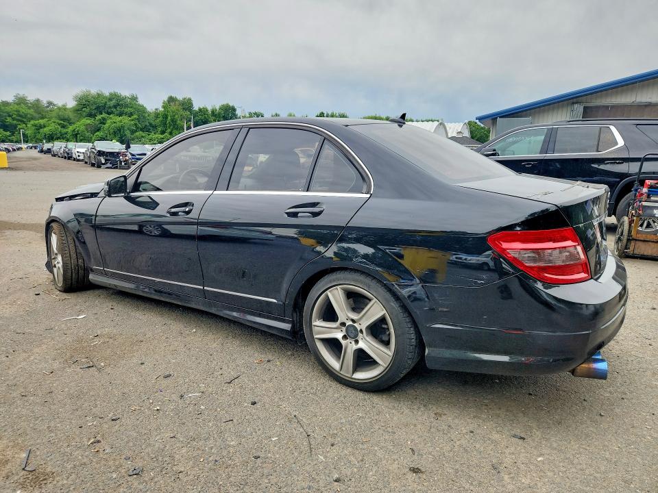 2011 Mercedes-benz C class VIN WDDGF8BB7BR182360 COPART salvage auction — FRONT END, Ma - Cert Of Title-Salvage, sold $475 on 2026-07-09 (photo 2)