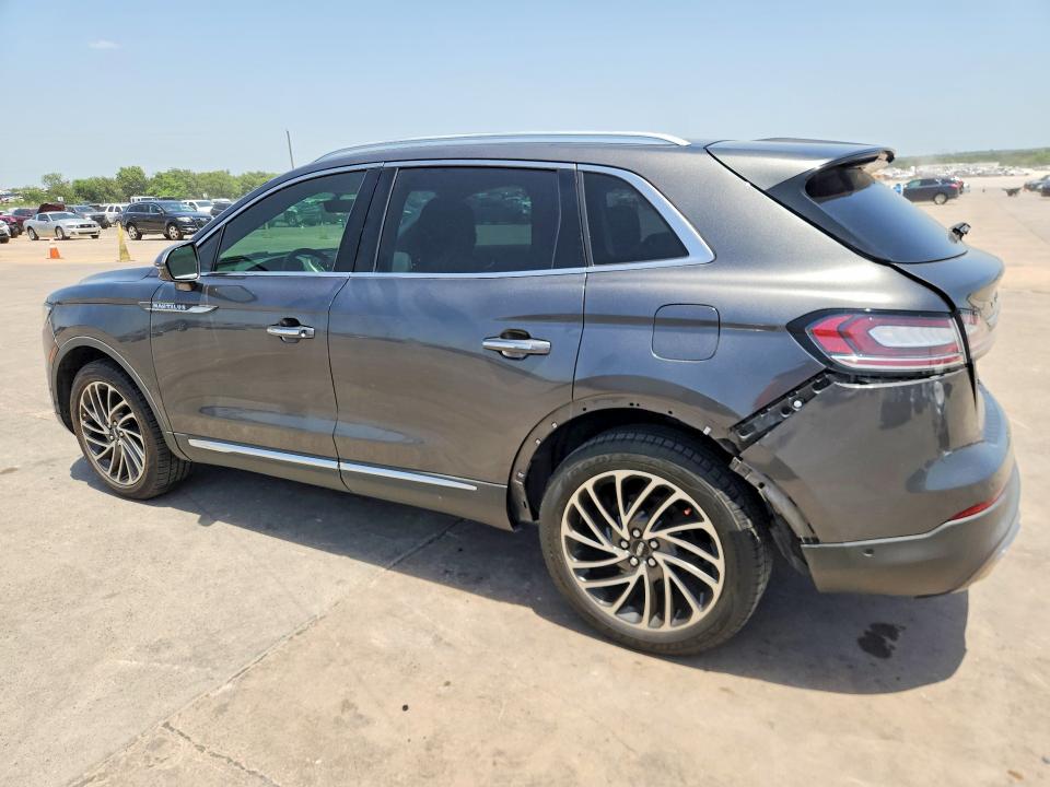 2020 Lincoln Nautilus VIN 2LMPJ6K91LBL01437 COPART salvage auction — REAR END, TX - SALVAGE VEHICLE TITLE (P), sold $7,400 on 2026-09-03 (photo 2)