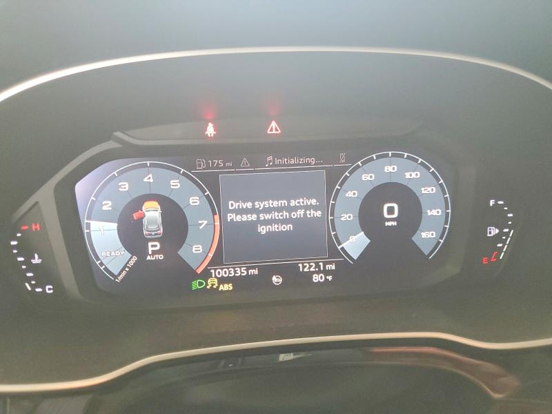 2020 Audi Q3 VIN WA1EEDF37L1076002 COPART salvage auction — FRONT END, Va - Cert Of Title - Salvage, sold $6,800 on 2026-07-17 (photo 9)