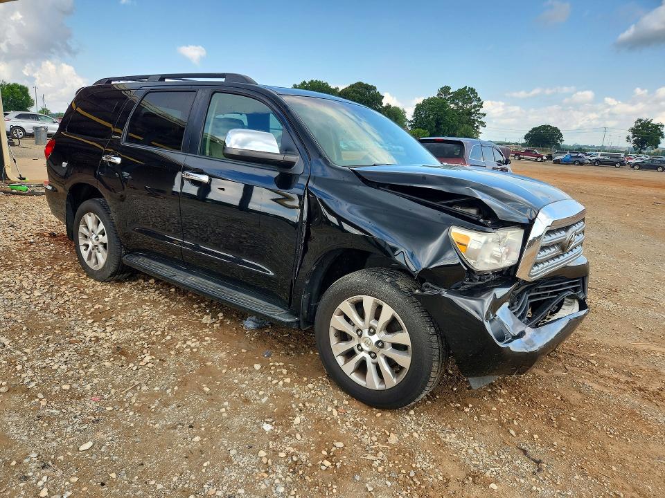 2010 Toyota Sequoia VIN 5TDJY5G17AS039255 COPART salvage auction — FRONT END, Al - Cert Of Title-Salvage Title, sold $5,100 on 2026-07-15 (photo 4)