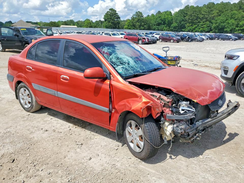 2008 Kia Rio VIN KNADE123486322839 COPART salvage auction — FRONT END, MS - CERT OF TITLE-SALVAGED, sold $350 on 2026-07-17 (photo 4)