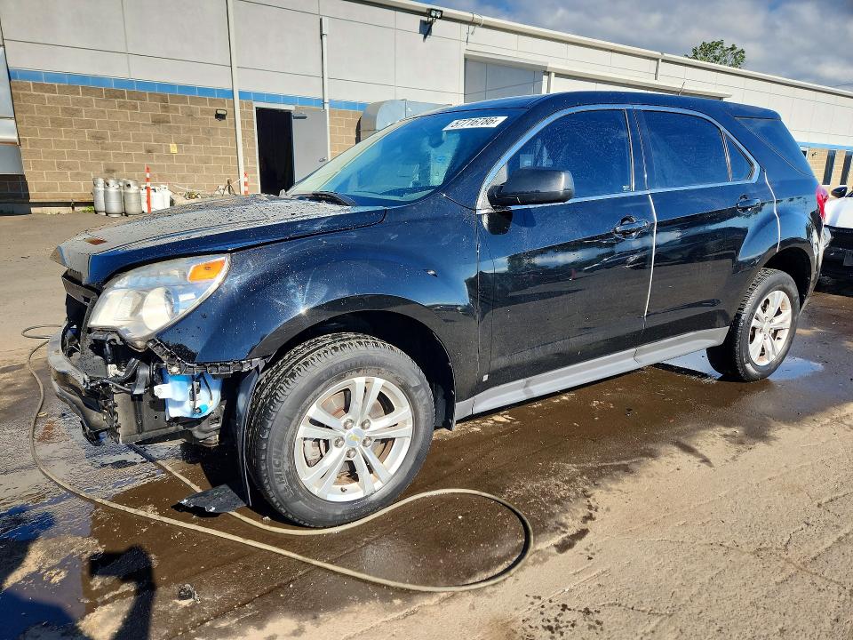 2010 Chevrolet Equinox VIN 2CNFLCEW0A6203720 COPART salvage auction — FRONT END, Ct - Cert Of Title-Salvage, sold $1,250 on 2026-07-02 (photo 1)