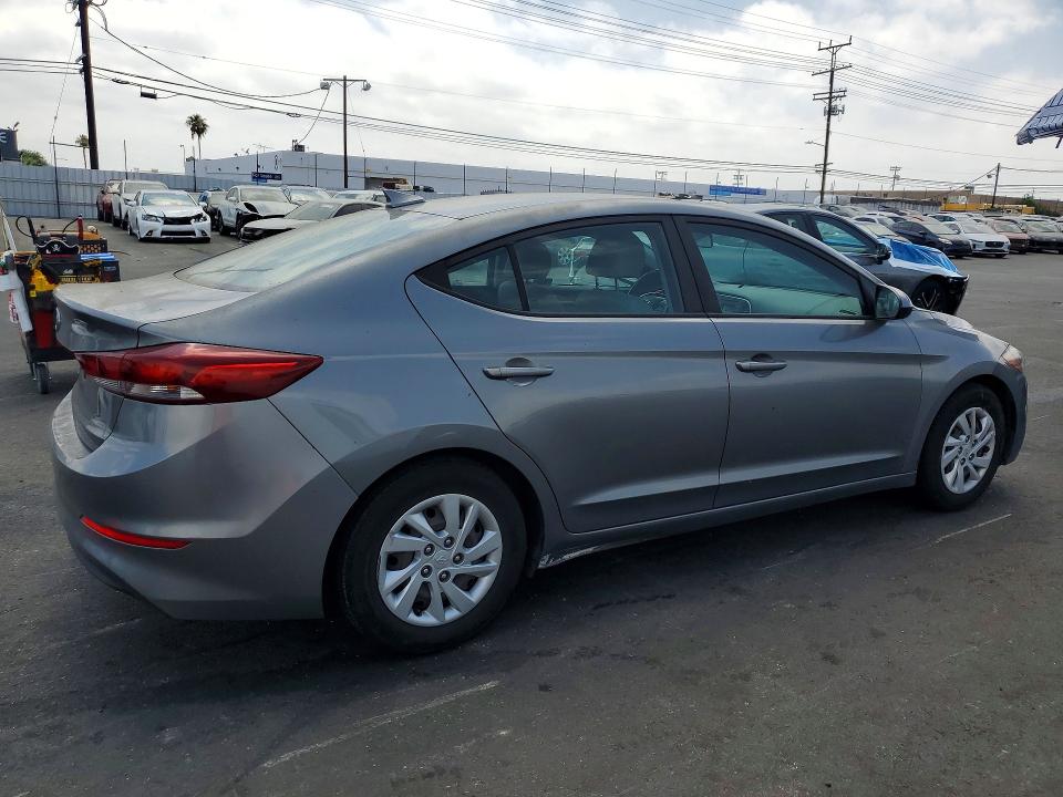 2017 Hyundai Elantra VIN KMHD74LF0HU113354 COPART salvage auction — SIDE, Ca - Salvage Certificate, sold $1,800 on 2026-07-13 (photo 3)