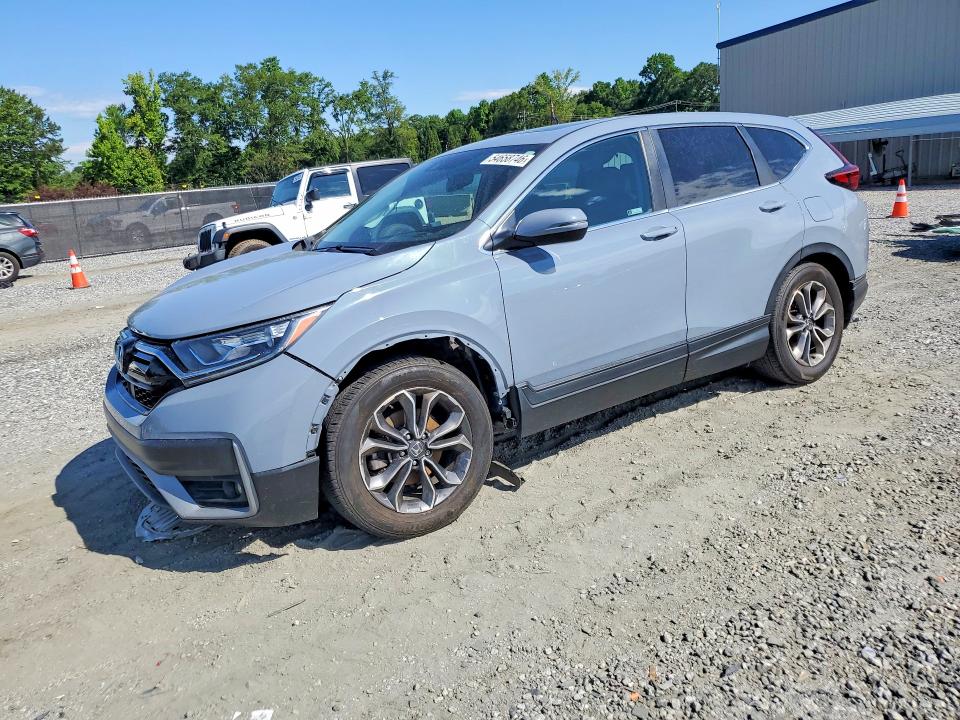 2022 Honda Cr-v VIN 7FARW1H81NE009518 COPART salvage auction — SIDE, Sc - Cert Of Title-Salvage, sold $12,000 on 2026-07-27 (photo 1)