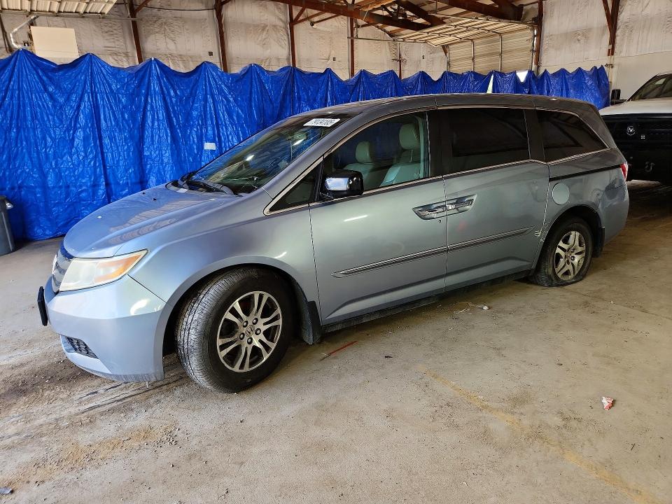 2012 Honda Odyssey VIN 5FNRL5H63CB037229 COPART salvage auction — MECHANICAL, Wv - Certificate Of Title (P), sold $1,200 on 2026-08-03 (photo 1)