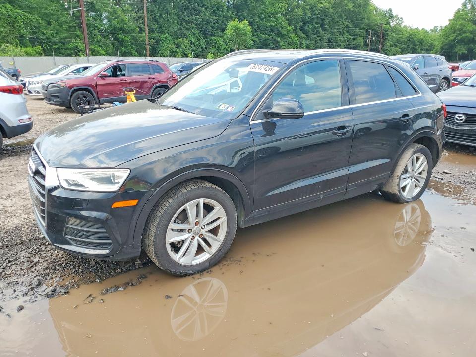 2016 Audi Q3 VIN WA1EFCFS0GR020134 COPART salvage auction — FRONT END, Pa - Cert Of Title, sold $3,700 on 2026-07-08 (photo 1)
