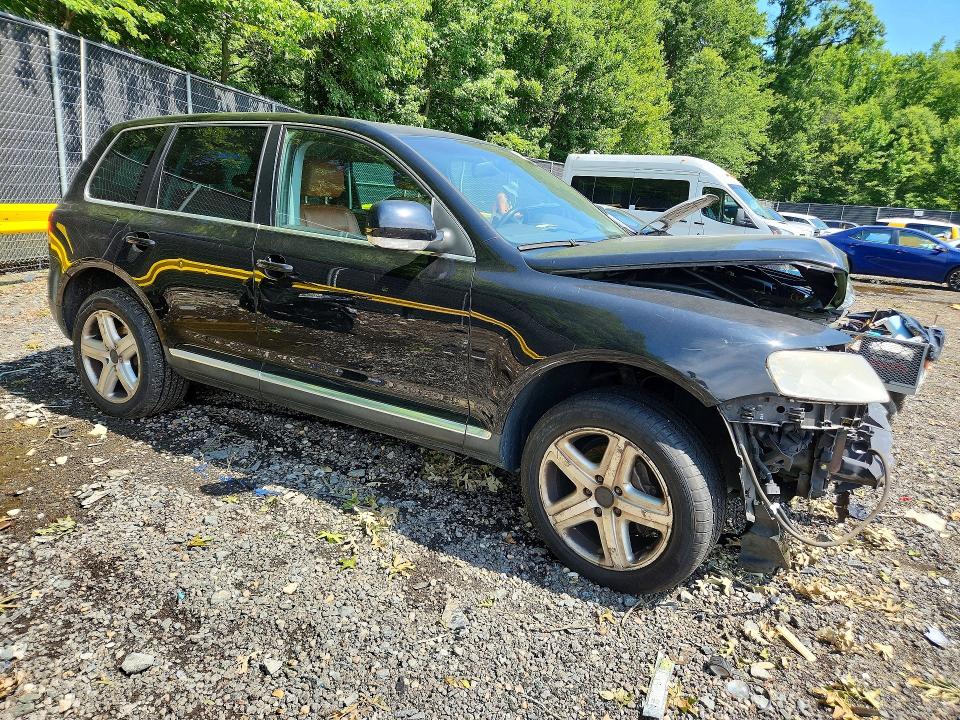2006 Volkswagen Touareg VIN WVGMM77L06D019708 COPART salvage auction — FRONT END, Md - Cert Of Salvage > 75% Damage, sold $400 on 2026-07-07 (photo 4)