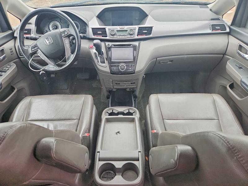 2014 Honda Odyssey VIN 5FNRL5H97EB035142 COPART salvage auction — UNDERCARRIAGE, Il - Salvage Certificate, sold $725 on 2026-07-02 (photo 8)