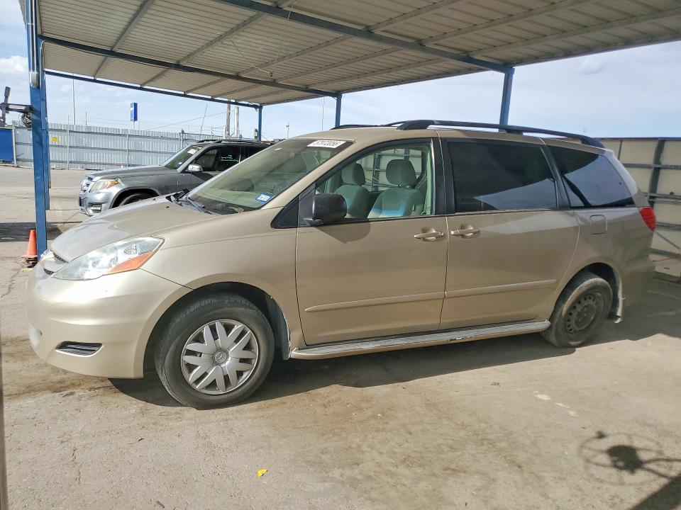 2006 Toyota Sienna VIN 5TDZA23CX6S539897 COPART salvage auction — SIDE, Tx - Salvage Vehicle Title, sold $950 on 2026-07-24 (photo 1)