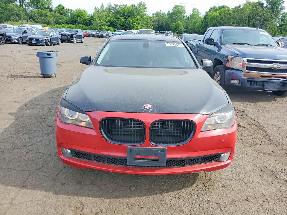 2012 BMW 7 series VIN WBAKC8C54CC434718 COPART salvage auction — MINOR DENT/SCRATCHES, Ct - Certificate Of Title, sold $1,000 on 2026-07-02 (photo 5)