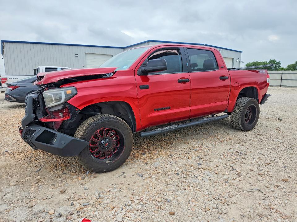 2021 Toyota Tundra VIN 5TFDY5F1XMX989168 COPART salvage auction — FRONT END, Tx - Certificate Of Title, sold $12,200 on 2026-07-30 (photo 1)