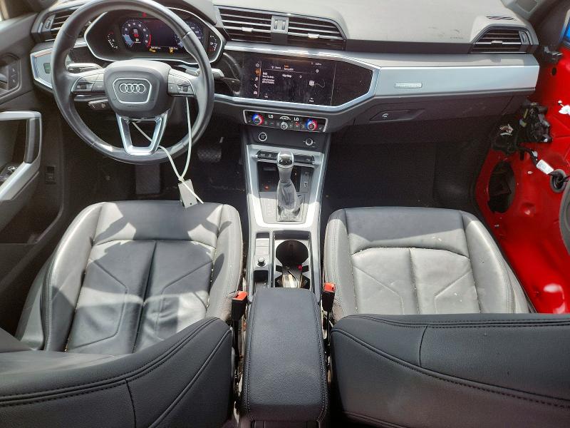 2021 Audi Q3 VIN WA1DECF33M1123775 COPART salvage auction — FRONT END, Tx - Salvage Vehicle Title, sold $8,300 on 2026-07-14 (photo 8)