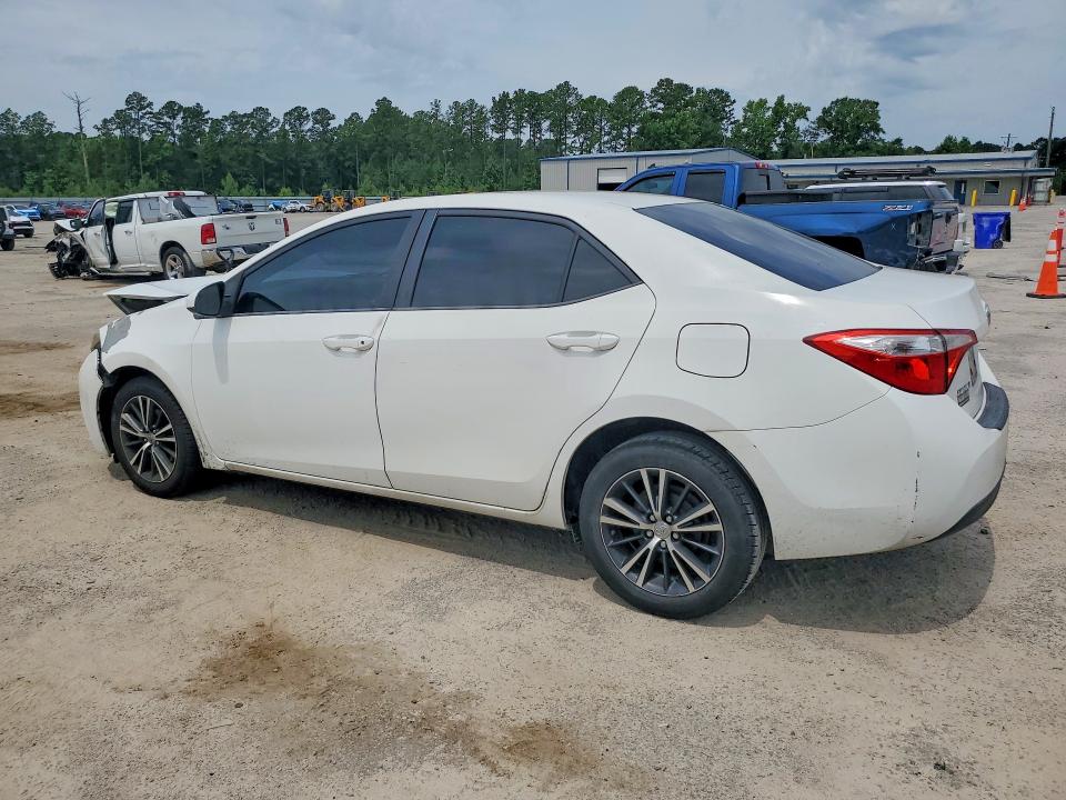 2016 Toyota Corolla VIN 5YFBURHE0GP507093 COPART salvage auction — FRONT END, Sc - Cert Of Title-Salvage, sold $1,950 on 2026-07-27 (photo 2)