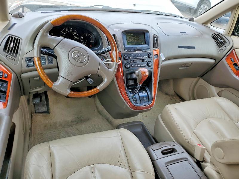 2001 Lexus Rx VIN JTJGF10U510112149 COPART salvage auction — FRONT END, Ca - Salvage Certificate, sold $700 on 2026-07-31 (photo 8)