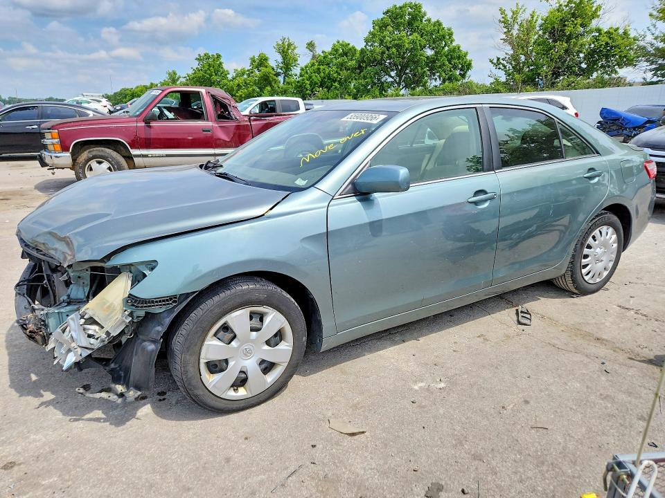 2007 Toyota Camry VIN JTNBE46KX73000845 COPART salvage auction — FRONT END, Mt - Certificate Of Title, sold $700 on 2026-07-31 (photo 1)