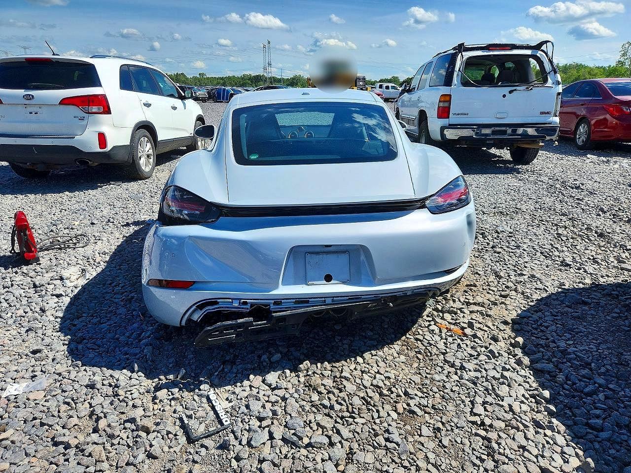 2024 Porsche Cayman VIN WP0AA2A84RK255592 COPART salvage auction — Front End, IL - SALVAGE CERTIFICATE, sold $30,000 on 2026-08-10 (photo 6)