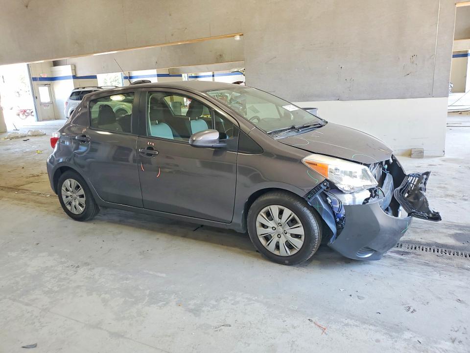 2013 Toyota Yaris VIN JTDKTUD37DD551309 COPART salvage auction — FRONT END, Va - Cert Of Title - Salvage, sold $2,000 on 2026-07-02 (photo 4)