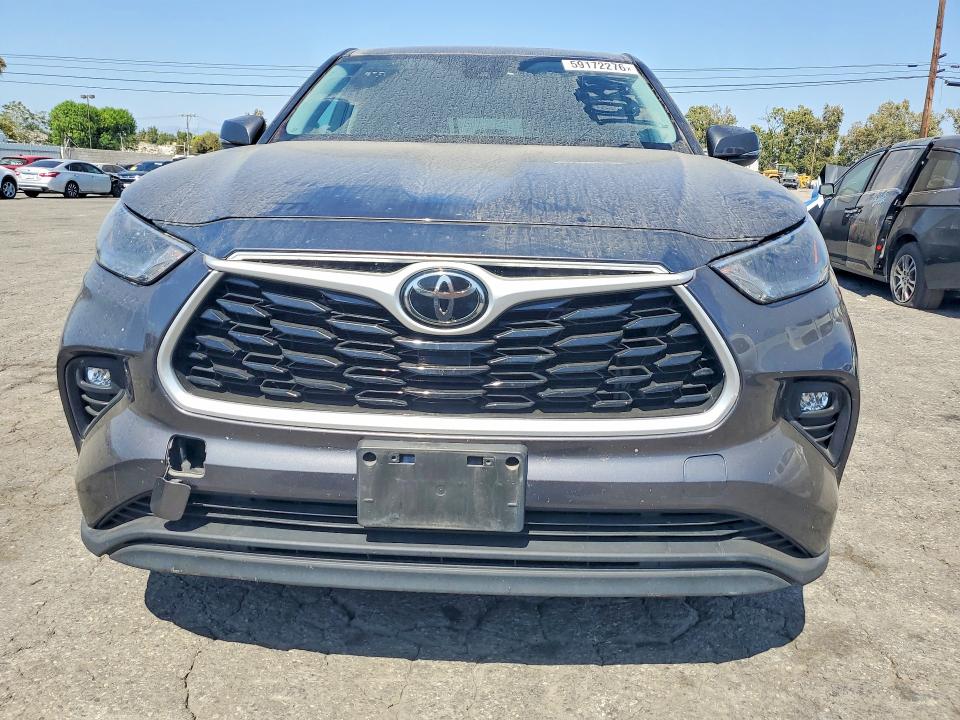 2023 Toyota Highlander VIN 5TDKDRBH7PS500037 COPART salvage auction — REAR END, Ca - Dis/Dlr/Exp Only Clean Title, sold $16,700 on 2026-07-30 (photo 5)