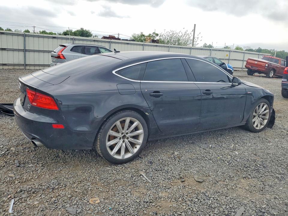 2012 Audi A7 VIN WAUSGAFCXCN016030 COPART salvage auction — FRONT END, Nj - Cert Of Title-Salvage, sold $675 on 2026-07-21 (photo 3)