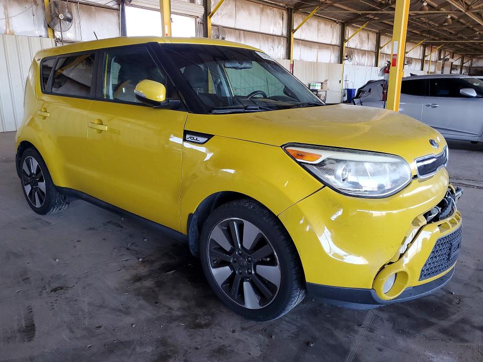 2014 Kia VIN KNDJX3A50E7043893 COPART salvage auction — FRONT END, Az - Cert Of Title - Salvage, sold $1,200 on 2026-07-06 (photo 4)