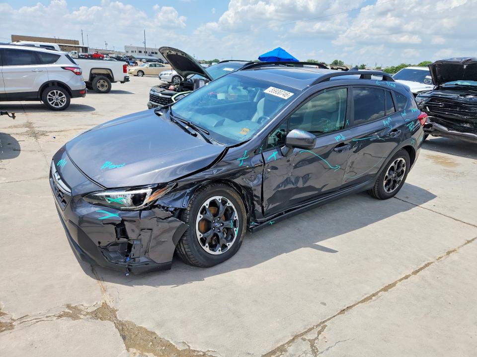 2021 Subaru Xv VIN JF2GTAEC5M8300222 COPART salvage auction — SIDE, Tx - Salvage Vehicle Title, sold $4,200 on 2026-07-09 (photo 1)