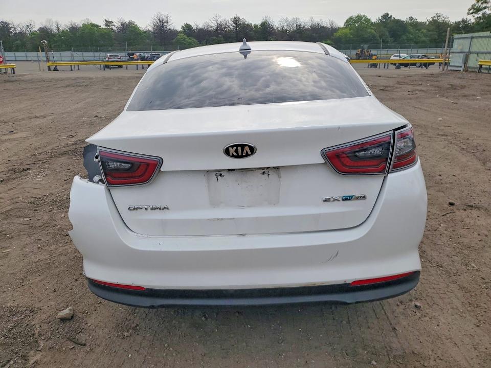2015 Kia Optima VIN KNAGN4AD7F5081869 COPART salvage auction — REAR END, Pa - Certificate Of Salvage, sold $400 on 2026-07-08 (photo 6)