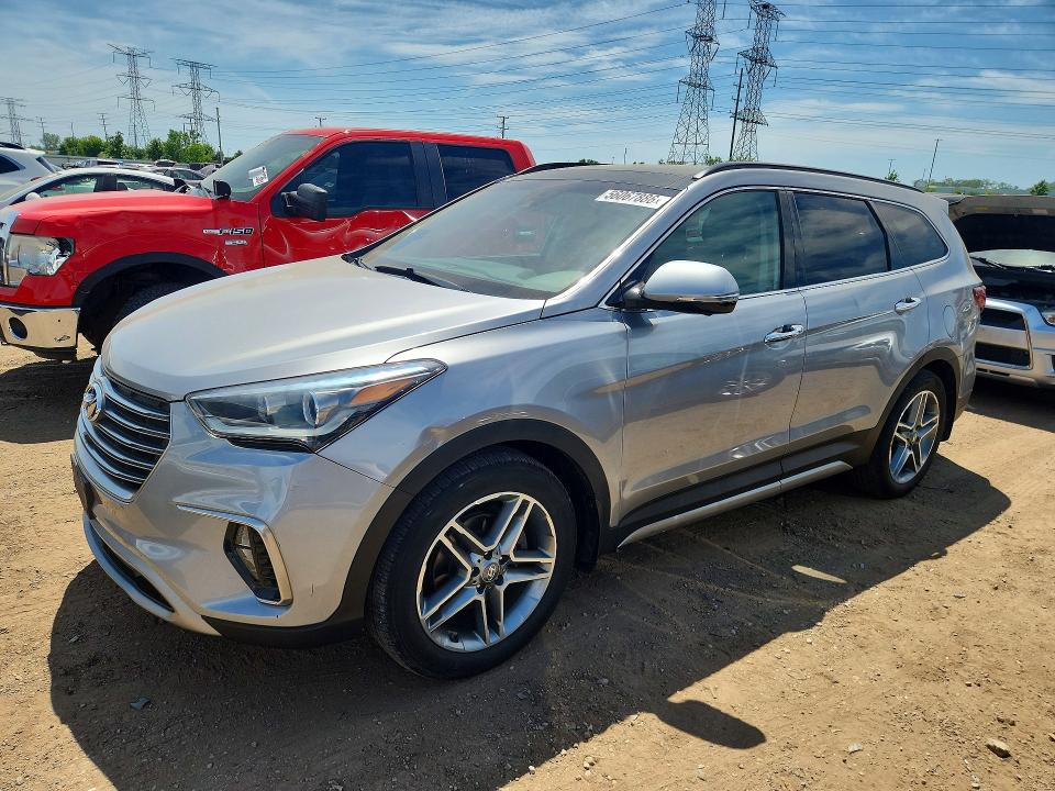 2019 Hyundai VIN KM8SRDHF9KU297663 COPART salvage auction — FRONT END, Il - Salvage Certificate, sold $3,500 on 2026-07-09 (photo 1)