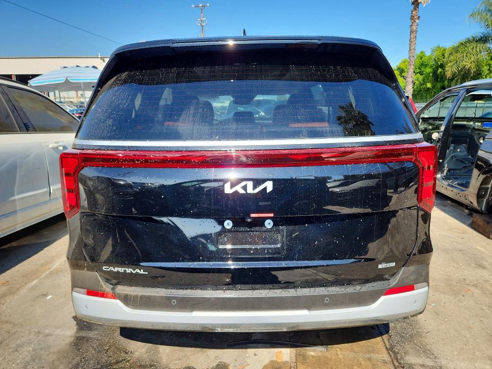 2026 Kia Carnival VIN KNDNC5KAXT6128635 COPART salvage auction — FRONT END, CA - CERTIFICATE OF TITLE, sold $100 on 2026-07-21 (photo 6)