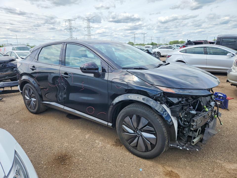 2024 Nissan Ariya VIN JN1DF0BB3RM730928 COPART salvage auction — FRONT END, Il - Salvage Certificate, sold $10,000 on 2026-07-21 (photo 4)