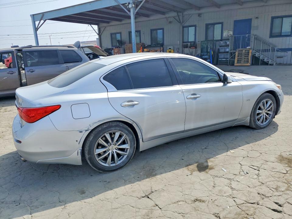2016 Infiniti Q50 VIN JN1CV7AP0GM202054 COPART salvage auction — REAR END, Ca - Salvage Certificate, sold $2,650 on 2026-07-16 (photo 3)