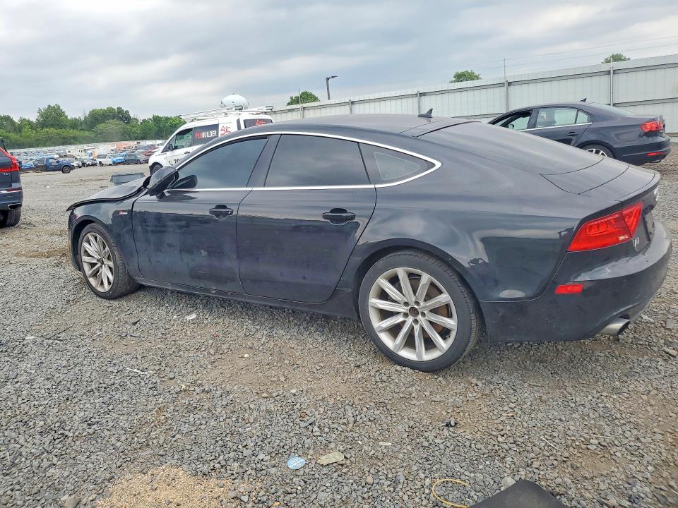 2012 Audi A7 VIN WAUSGAFCXCN016030 COPART salvage auction — FRONT END, Nj - Cert Of Title-Salvage, sold $675 on 2026-07-21 (photo 2)