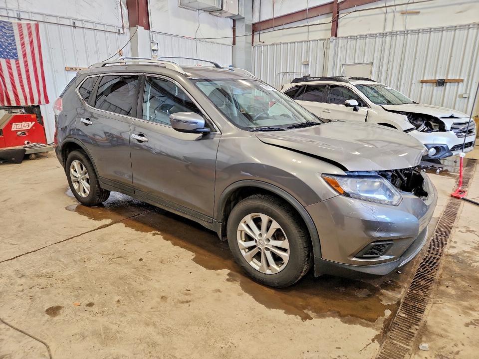 2016 Nissan Rogue VIN JN8AT2MT0GW025018 COPART salvage auction — FRONT END, Wi - Junked Vehicle Bill Of Sale, sold $475 on 2026-07-06 (photo 4)