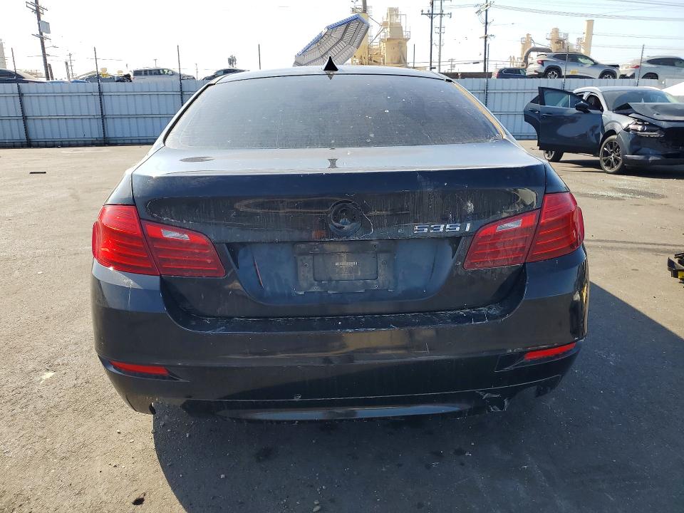2014 BMW 5er VIN WBA5B1C50ED476632 COPART salvage auction — VANDALISM, Ca - Salvage Certificate, sold $225 on 2026-07-13 (photo 6)