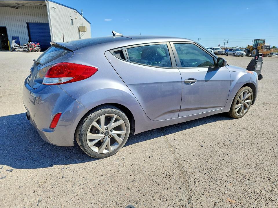 2016 Hyundai Veloster VIN KMHTC6AD9GU282811 COPART salvage auction — FRONT END, Az - Cert Of Title - Salvage, sold $1,450 on 2026-07-17 (photo 3)