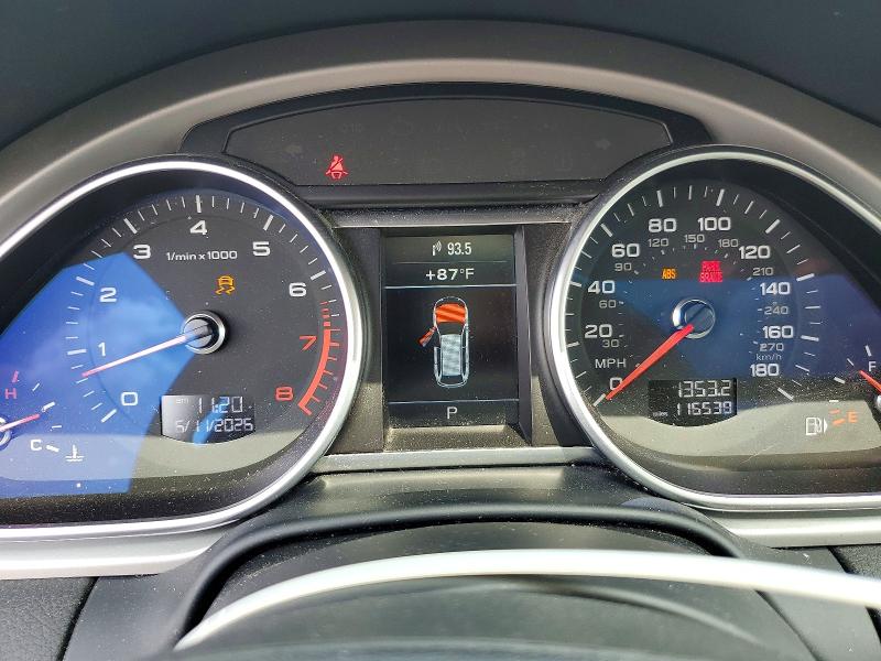 2015 Audi Q7 VIN WA1LGAFE8FD025256 COPART salvage auction — FRONT END, PA - CERTIFICATE OF SALVAGE, sold $3,850 on 2026-07-09 (photo 9)
