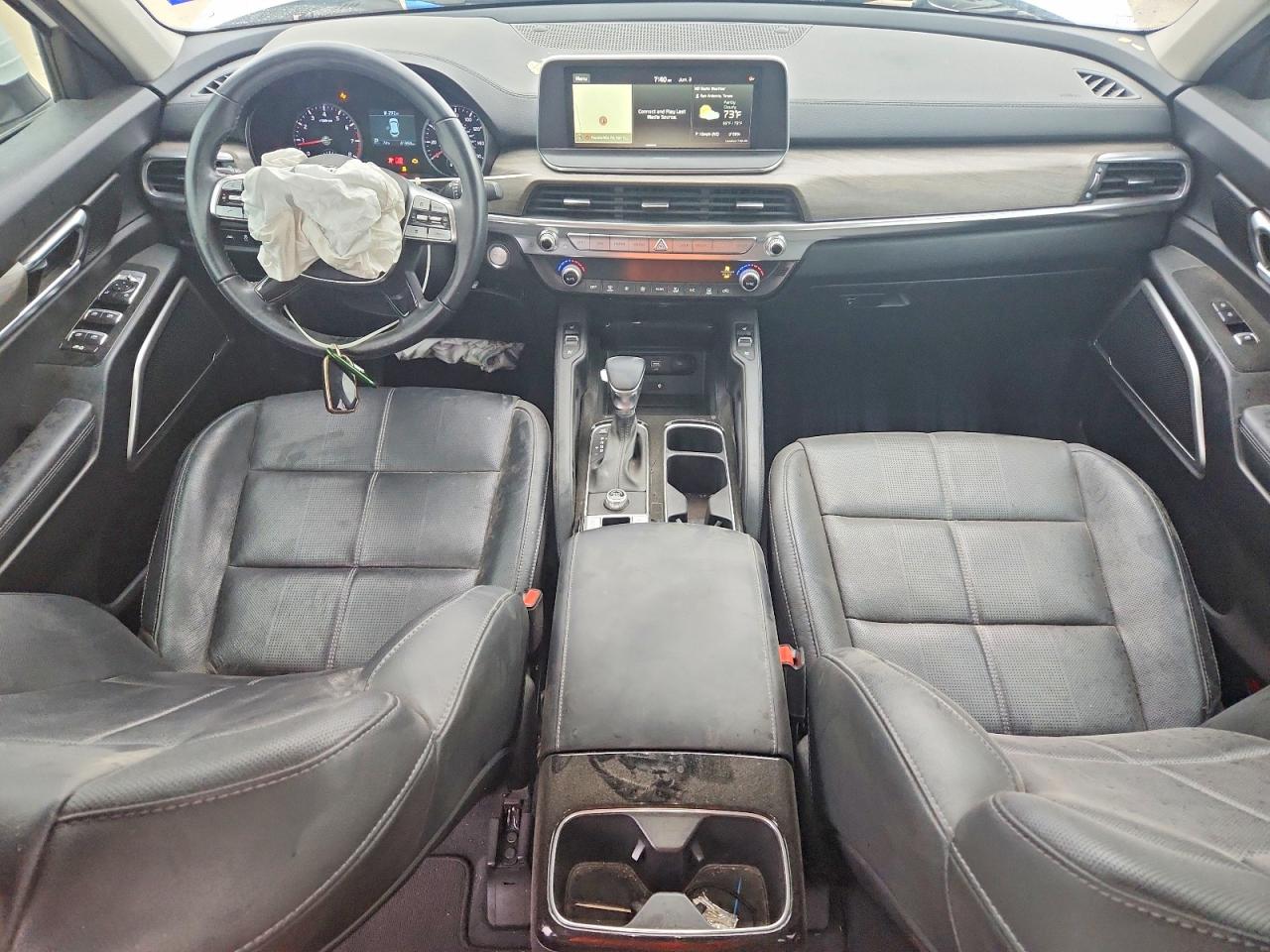 2020 Kia Telluride VIN 5XYP34HC2LG069637 COPART salvage auction — Front End, TX - SALVAGE VEHICLE TITLE, sold $6,300 on 2026-06-25 (photo 8)
