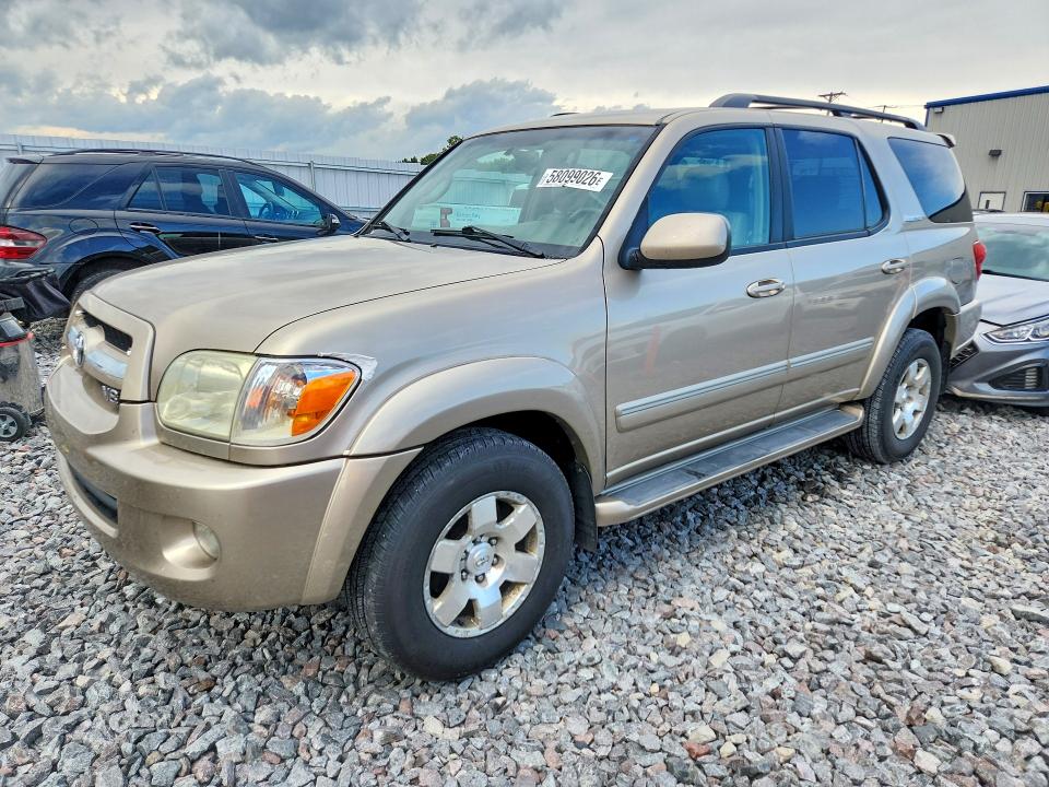 2006 Toyota Sequoia VIN 5TDBT48A16S274835 COPART salvage auction — HAIL, Wi - Junked Vehicle Bill Of Sale, sold $1,250 on 2026-07-06 (photo 1)