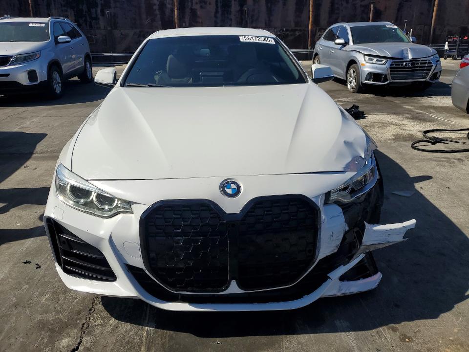 2017 BMW 4er VIN WBA4U7C58H5H19338 COPART salvage auction — FRONT END, Ca - Salvage Certificate, sold $200 on 2026-07-31 (photo 5)
