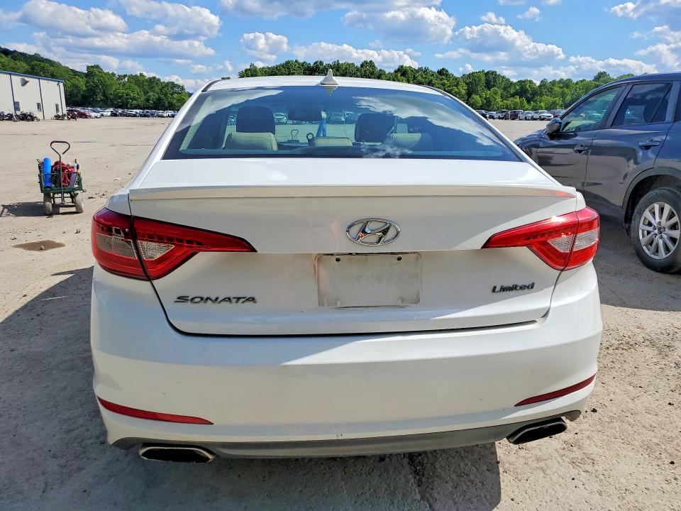 2015 Hyundai Sonata VIN 5NPE34AF8FH020015 COPART salvage auction — MECHANICAL, Pa - Cert Of Title, sold $1,398 on 2026-07-02 (photo 6)