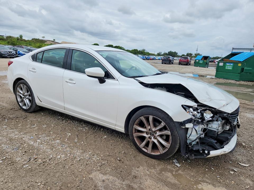 2014 Mazda 6 VIN JM1GJ1V69E1146798 COPART salvage auction — FRONT END, Fl - Cert Of Title Slvg Rebuildable, sold $1,350 on 2026-07-09 (photo 4)
