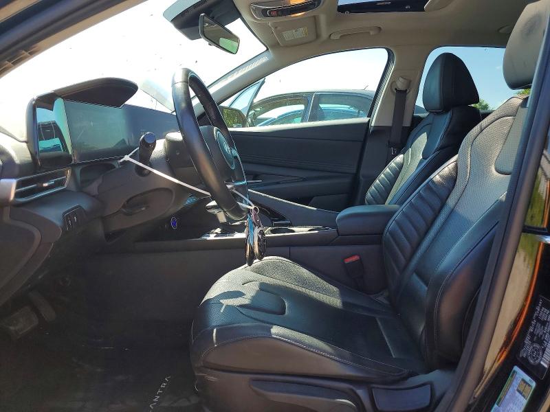 2024 Hyundai Elantra VIN KMHLN4DG6RU723527 COPART salvage auction — FRONT END, On - Permit No Brand - Unfit, sold $7,300 on 2026-07-09 (photo 7)
