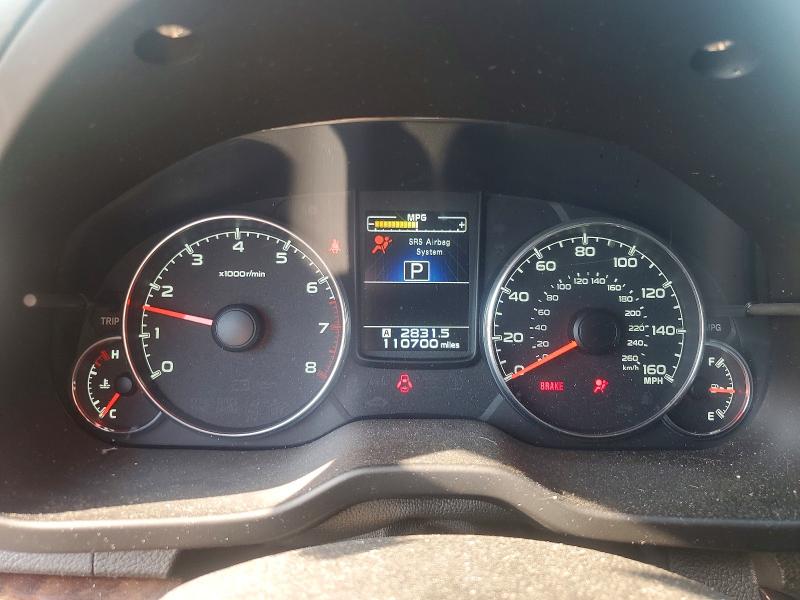 2013 Subaru LEGACY VIN 4S3BMDK67D2021752 COPART salvage auction — FRONT END, PA - CERTIFICATE OF SALVAGE, sold $475 on 2026-07-02 (photo 9)