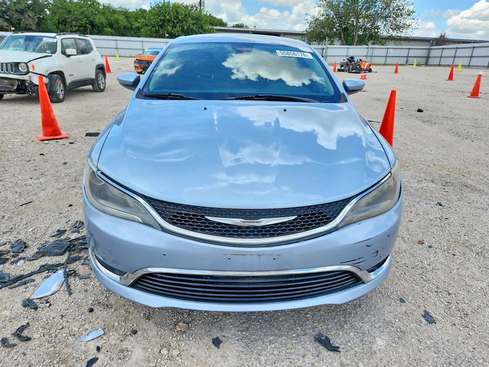 2015 Chrysler 200 VIN 1C3CCCAB5FN635589 COPART salvage auction — REAR END, Tx - Salvage Vehicle Title, sold $1,100 on 2026-07-02 (photo 5)