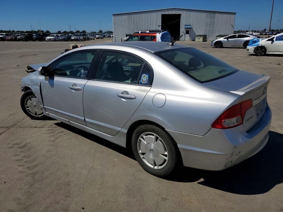 2010 Honda Civic VIN JHMFA3F27AS007498 COPART salvage auction — FRONT END, Ca - Salvage Certificate, sold $125 on 2026-07-13 (photo 2)